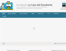 Tablet Screenshot of casaestudiante.org